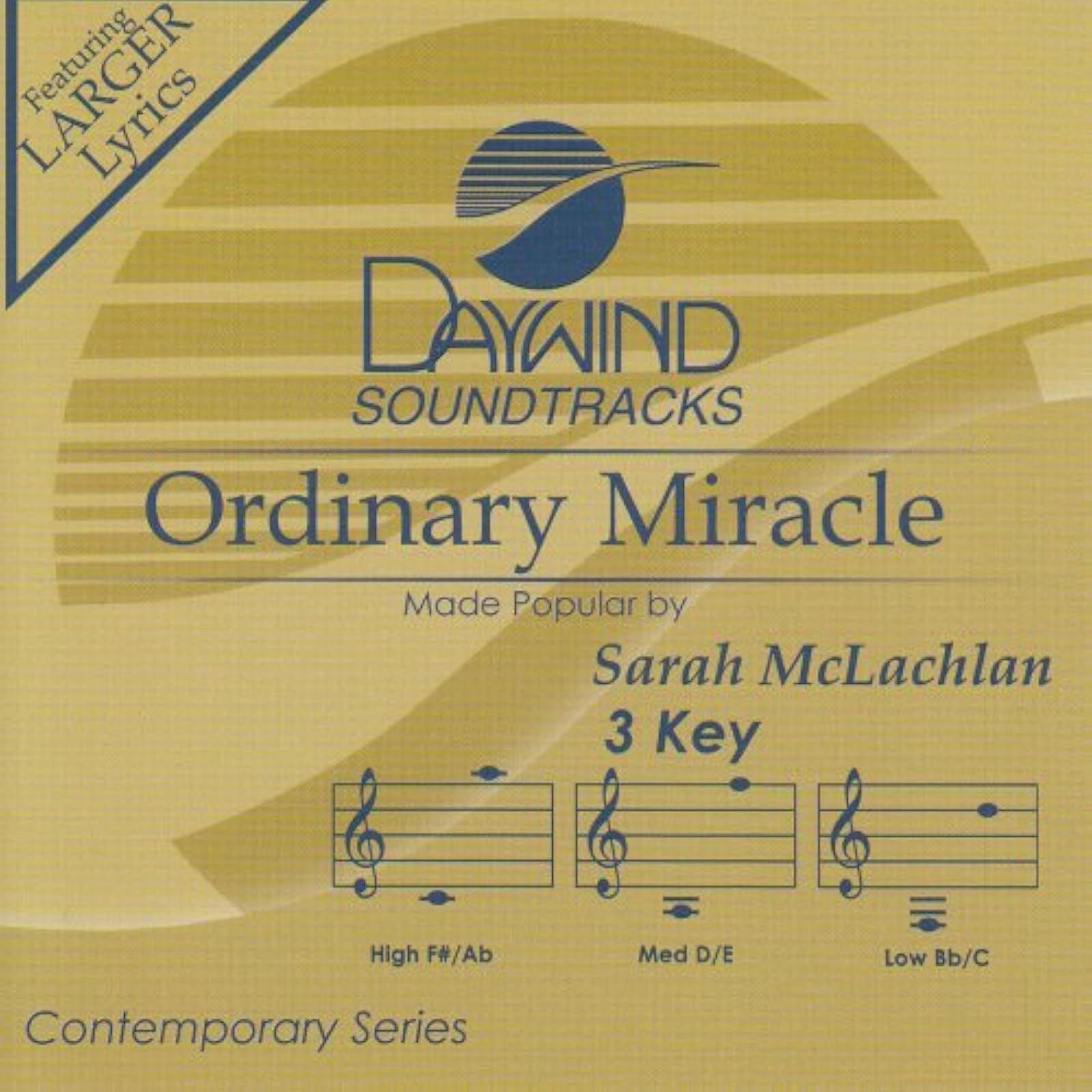 Ordinary Miracle Accompaniment Performance Track By Made Popular By: Sarah Mclac