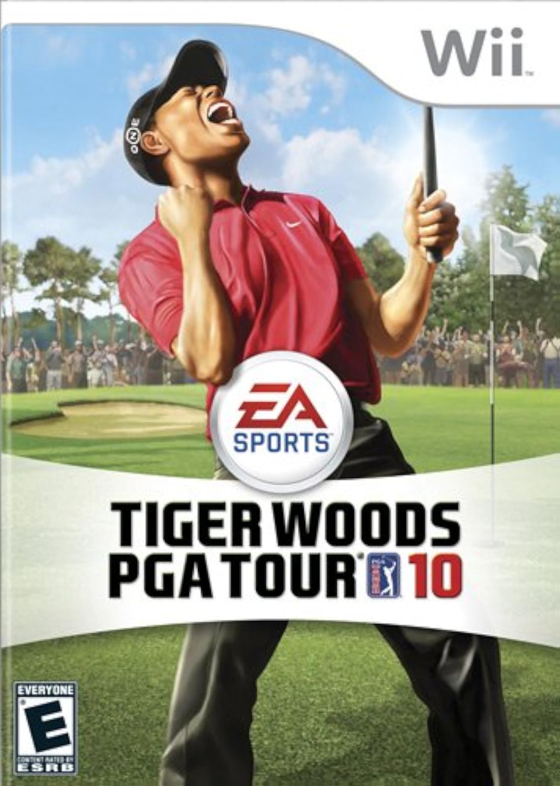 Tiger Woods PGA Tour 10 For Wii Golf With Case