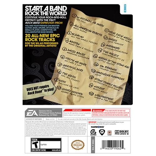 Image 3 of Rock Band Track Pack: Vol 1 For Wii Music
