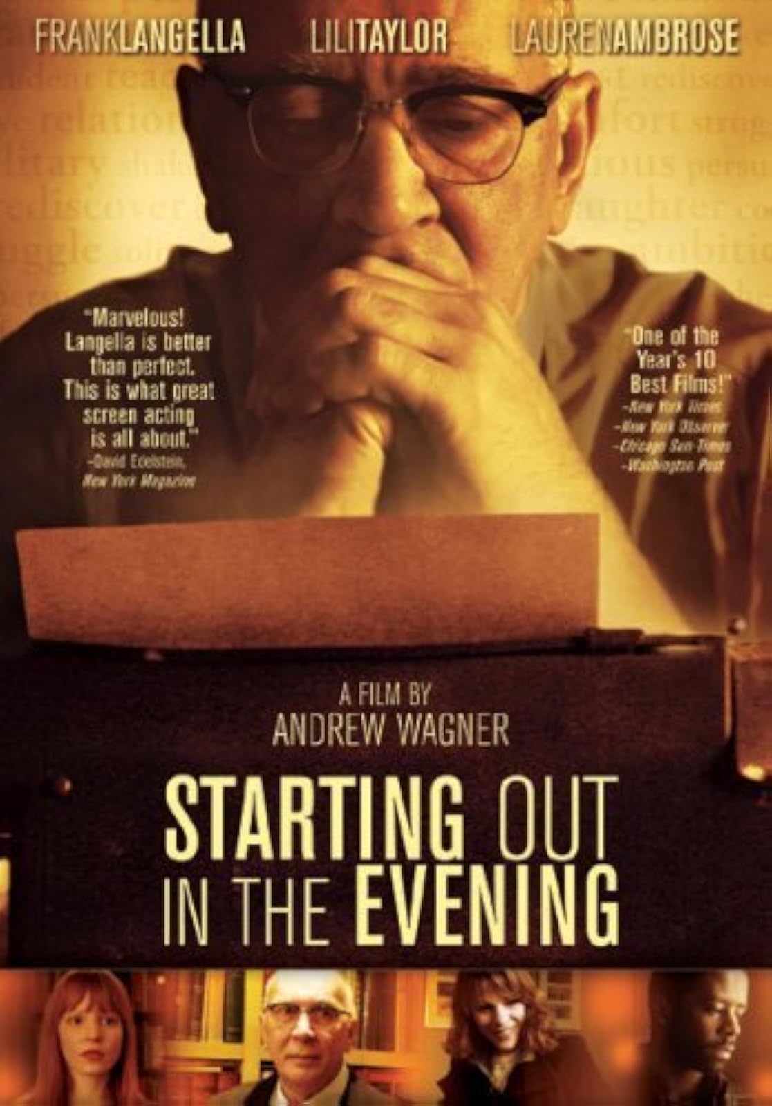 Starting Out In The Evening On DVD With Frank Langella