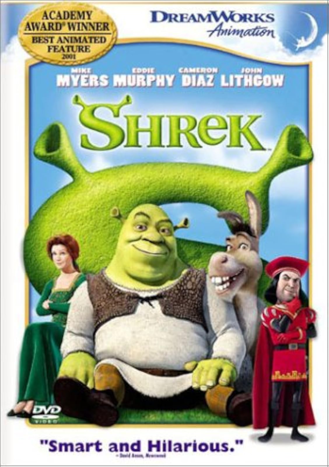 Shrek Full Screen On DVD With Mike Myers And John Lithgow 