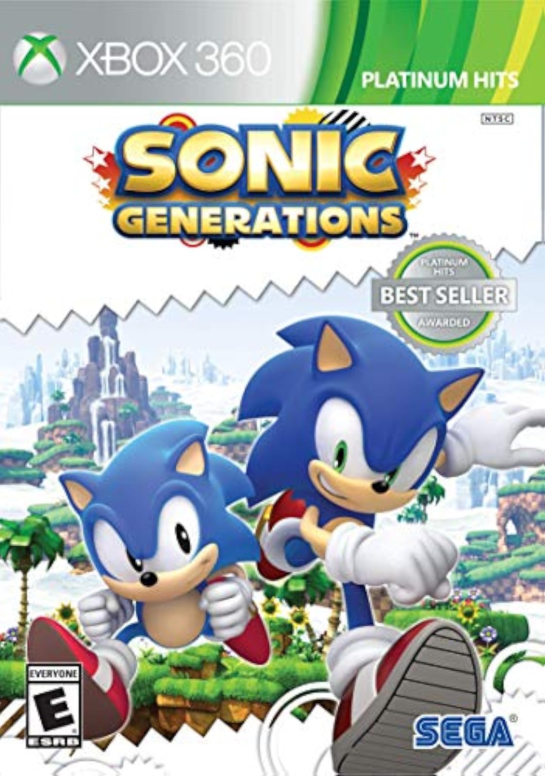 Sonic Generations Platinum Hits For Xbox 360