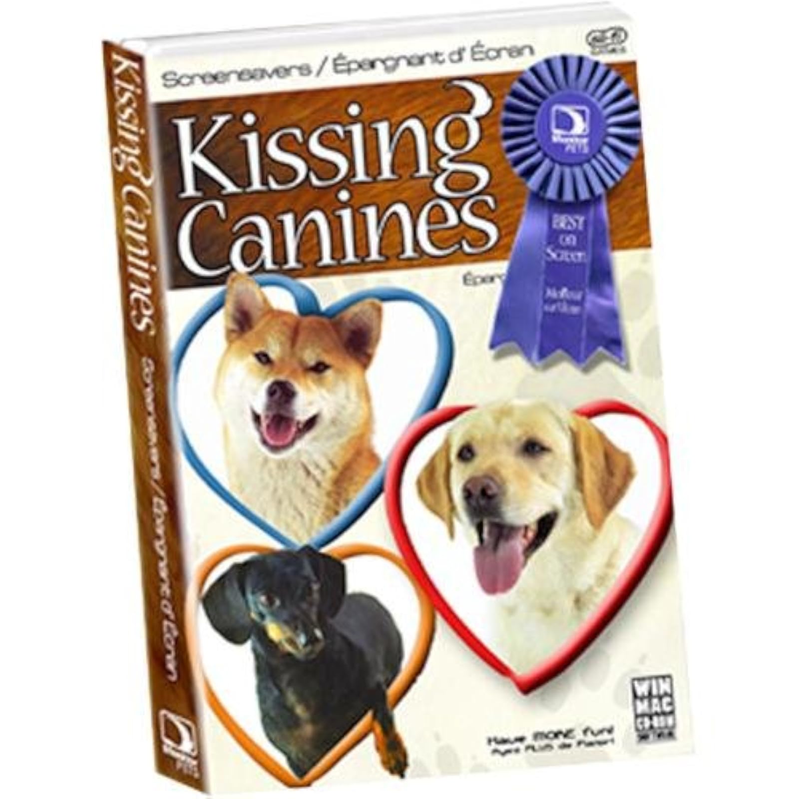 Kissing Canines Screensaver On DVD