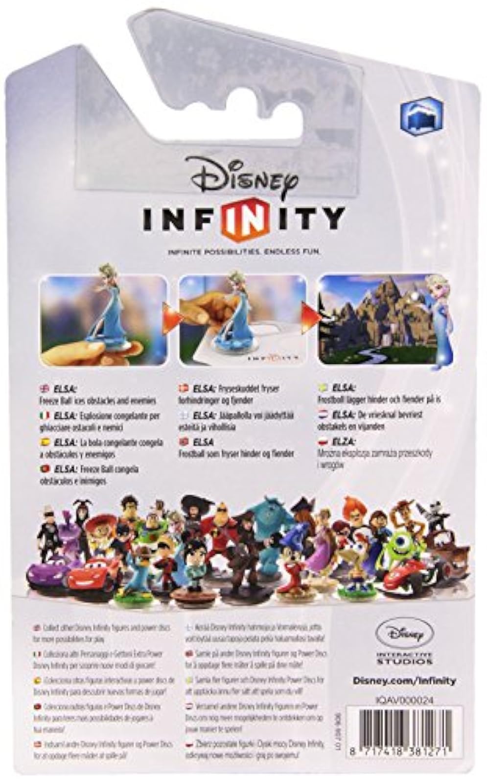 Image 3 of Disney Infinity Character Elsa Xbox 360 PS3 Nintendo Wii Wii U 3DS