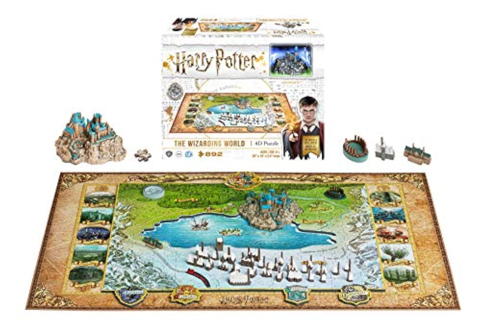 4D Cityscape Harry Potter Wizarding World Hogwarts And Hogsmeade