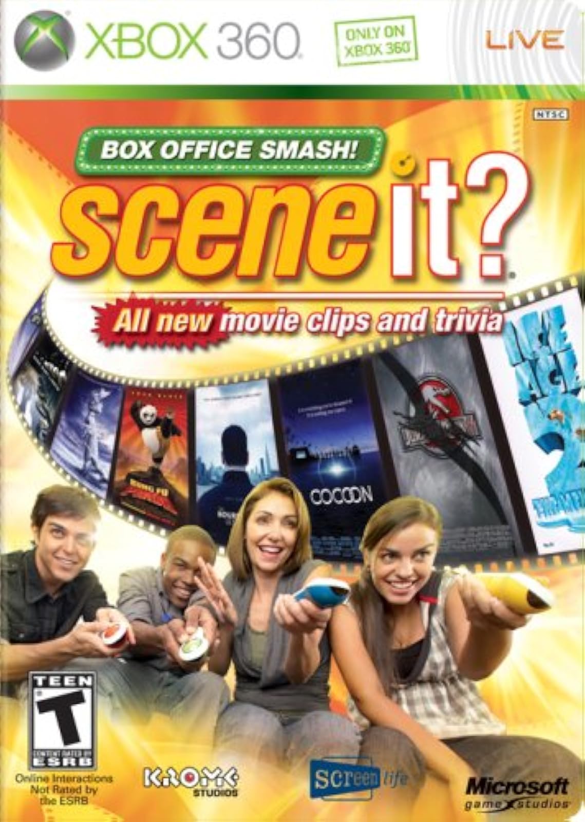 Image 0 of Scene It? Box Office Smash Game Only For Xbox 360 Trivia