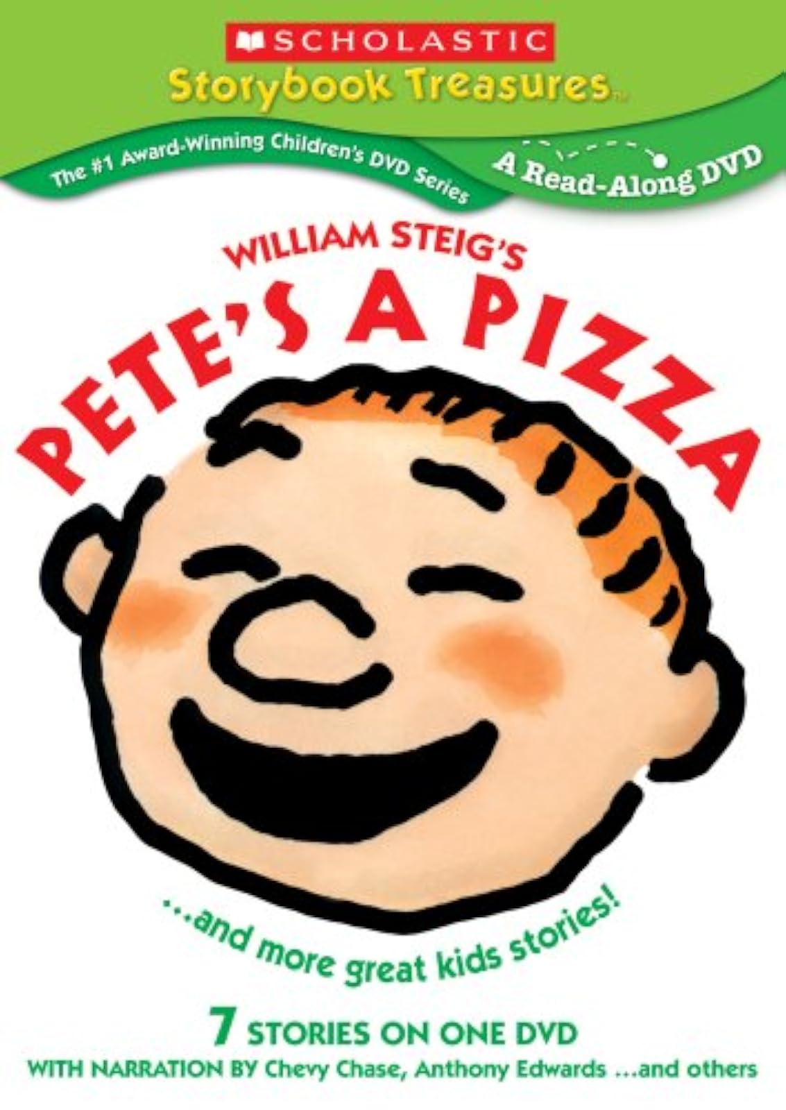 Pete^s A Pizzaand More Great Kids Stories! On DVD With Chevy Chase Anime Movie