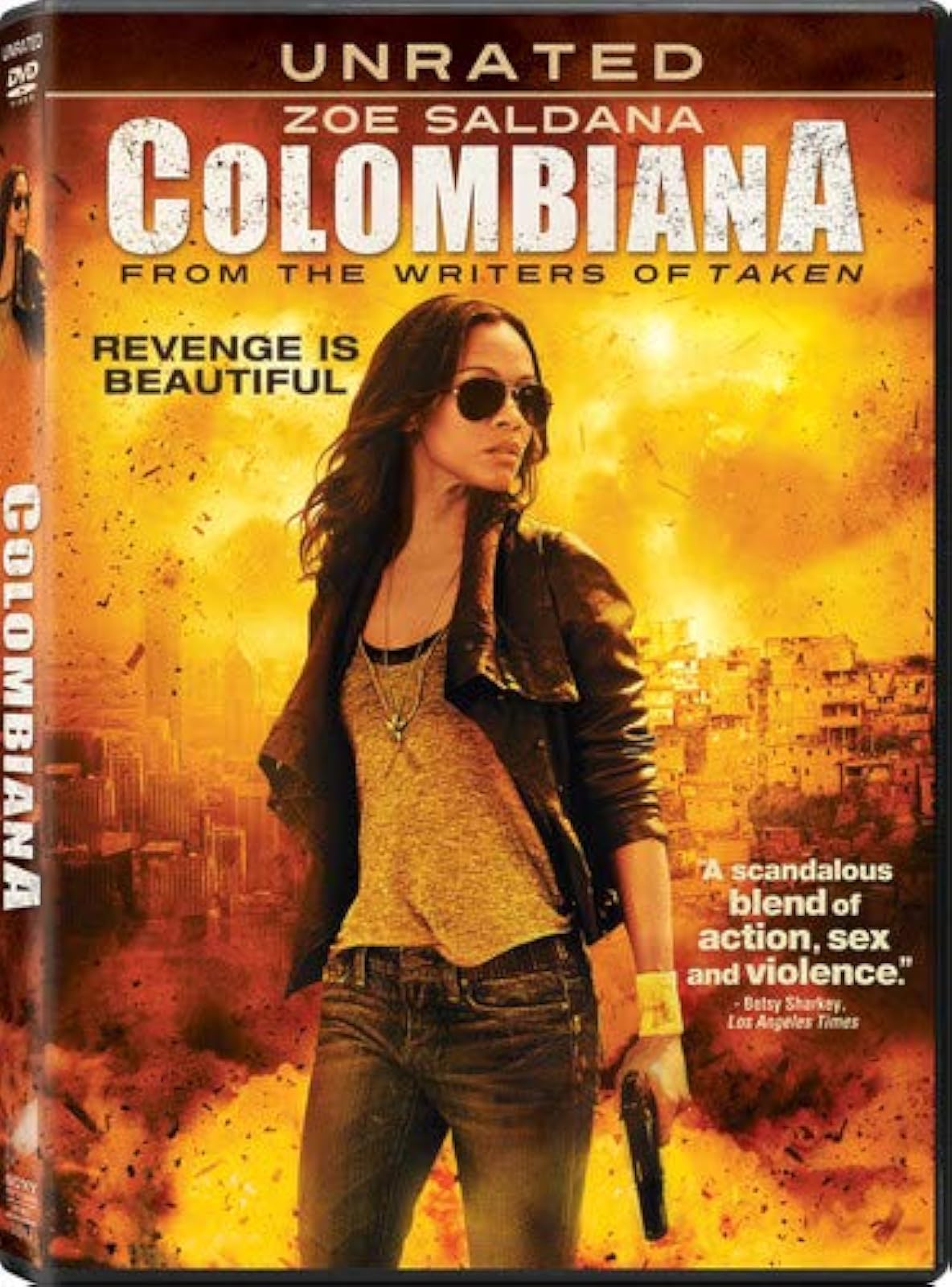 Image 0 of Colombiana On DVD With Zoe Saldana And Lennie James 