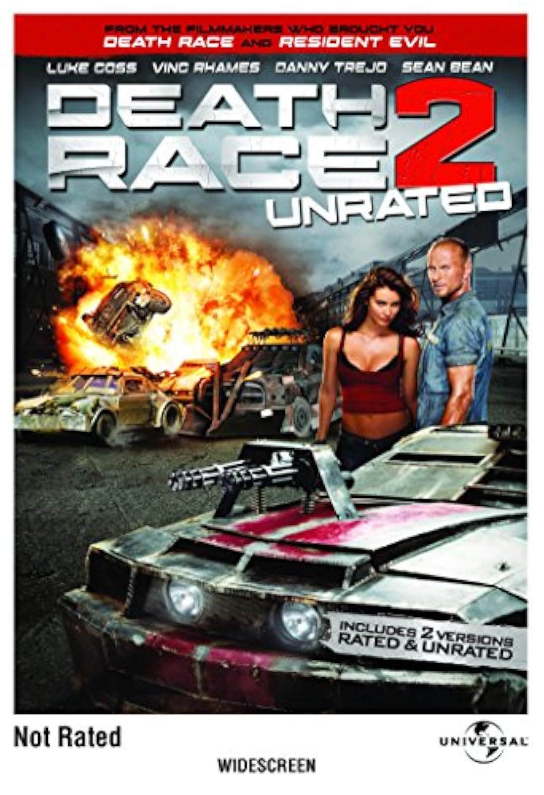 Image 0 of Death Race 2 Unrated Edition On DVD With Danny Trejo And Sean Bean