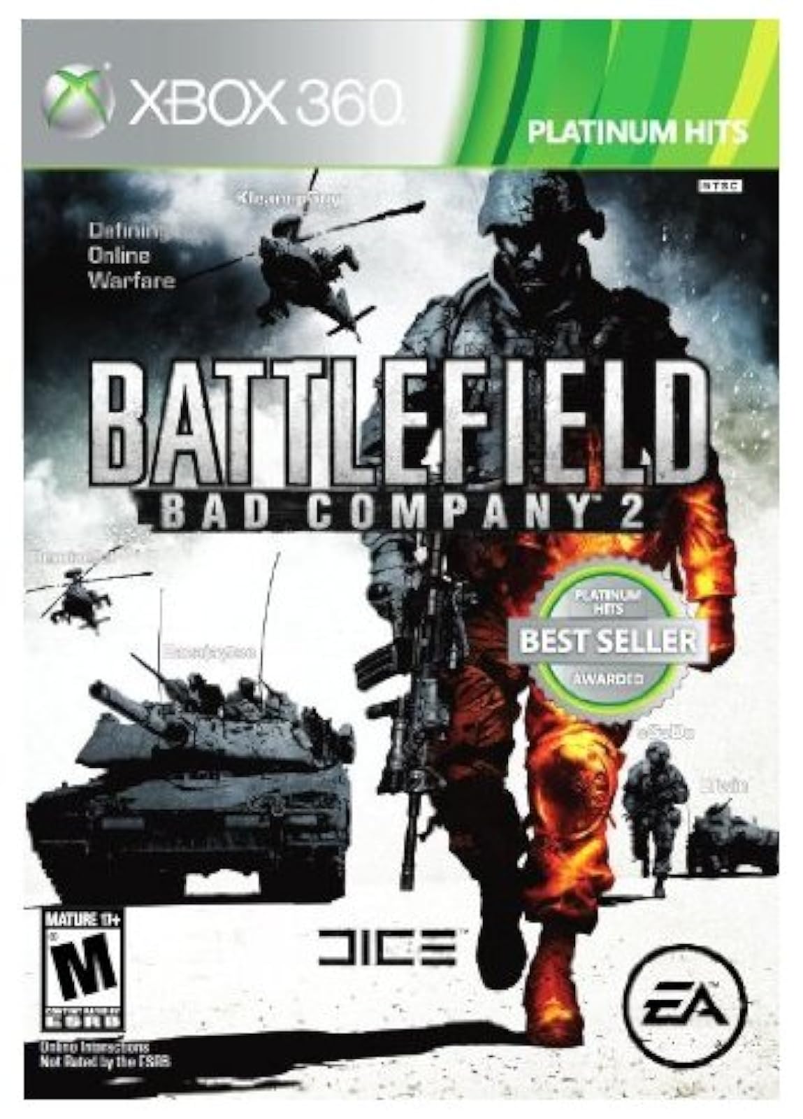 Image 0 of Battlefield Bad Company 2 Platinum Hits For Xbox 360 Fighting 