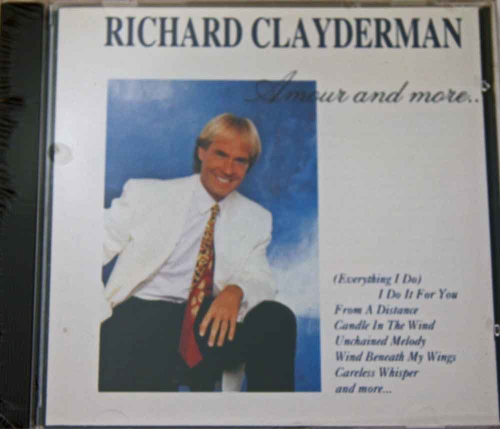Amour And More By Richard Clayderman On Audio CD Album Black 2007