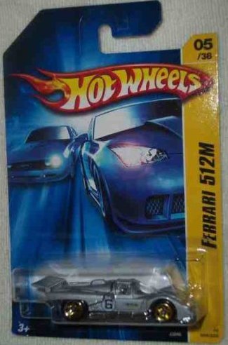 Image 0 of Hot Wheels Ferrari 512M 2006 First Editions Series 5/38 Silver Ferrari