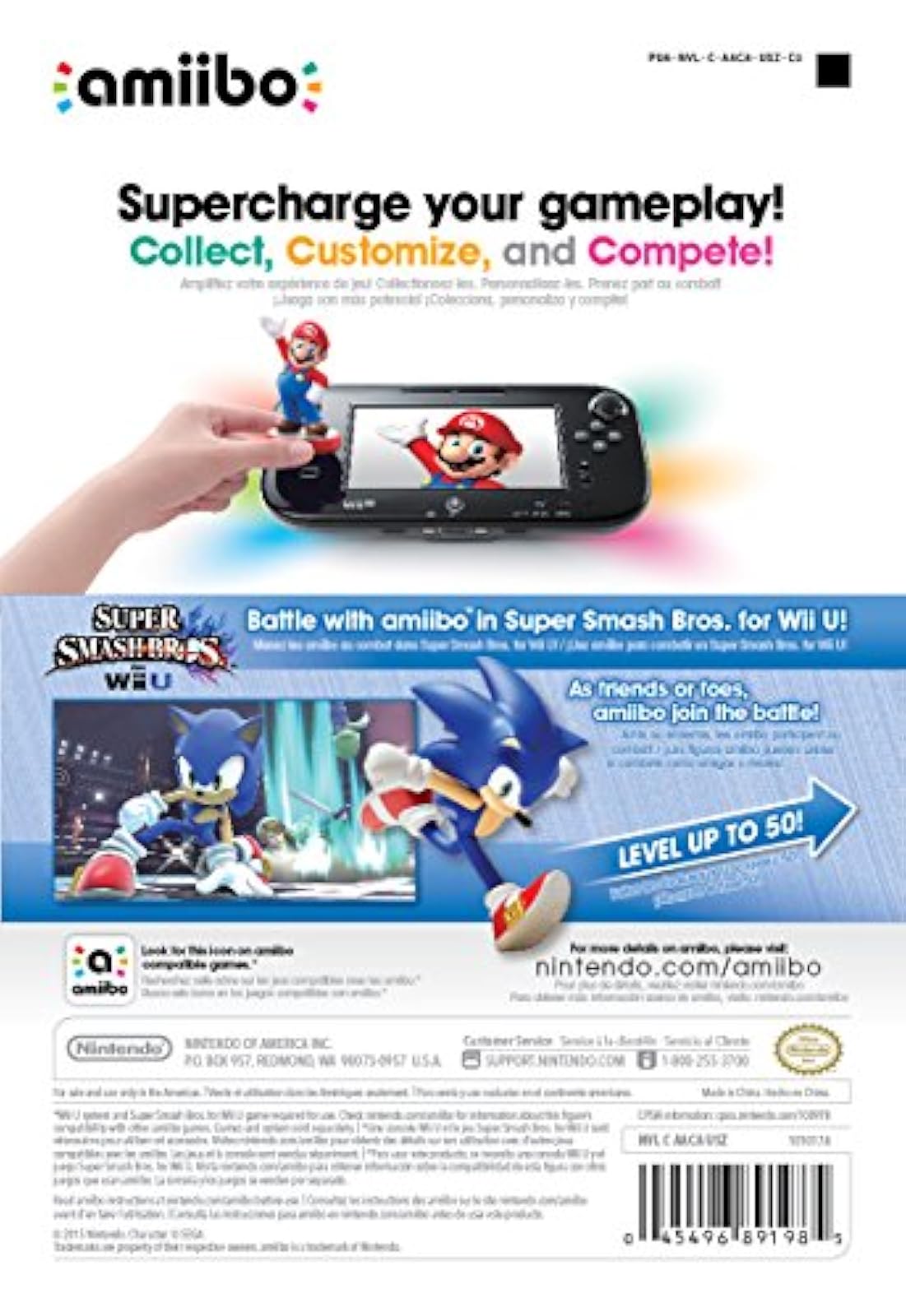 Image 3 of Sonic Amiibo Super Smash Bros Series Figure