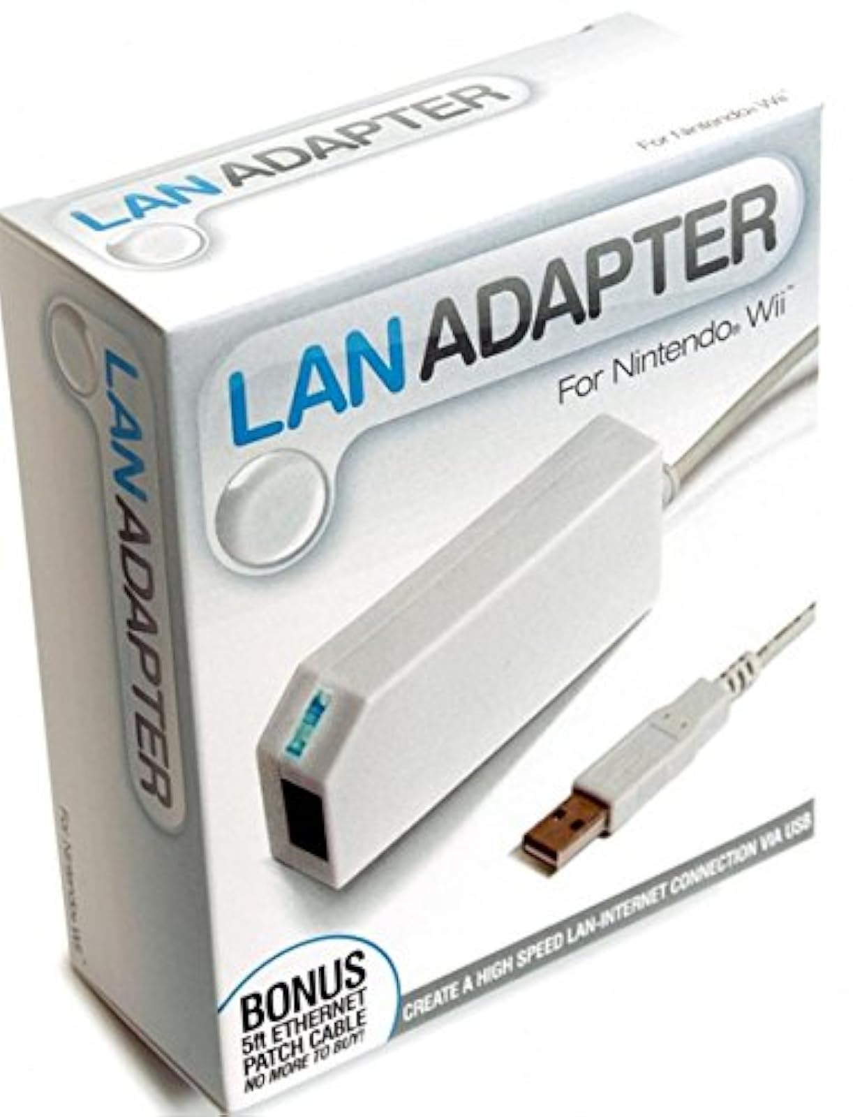 Image 0 of LAN Adapter For Wii White Wired Network COE421