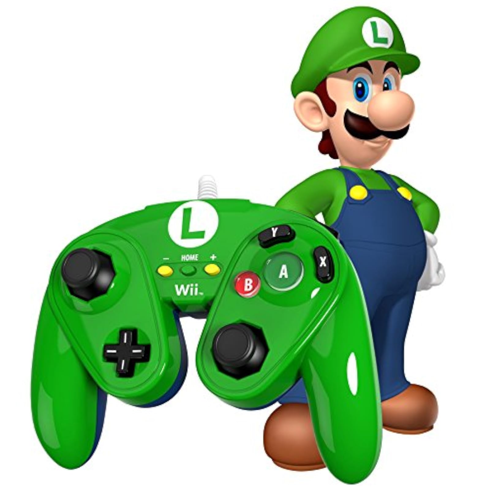 Image 2 of PDP Wired Fight Pad For Wii U Luigi