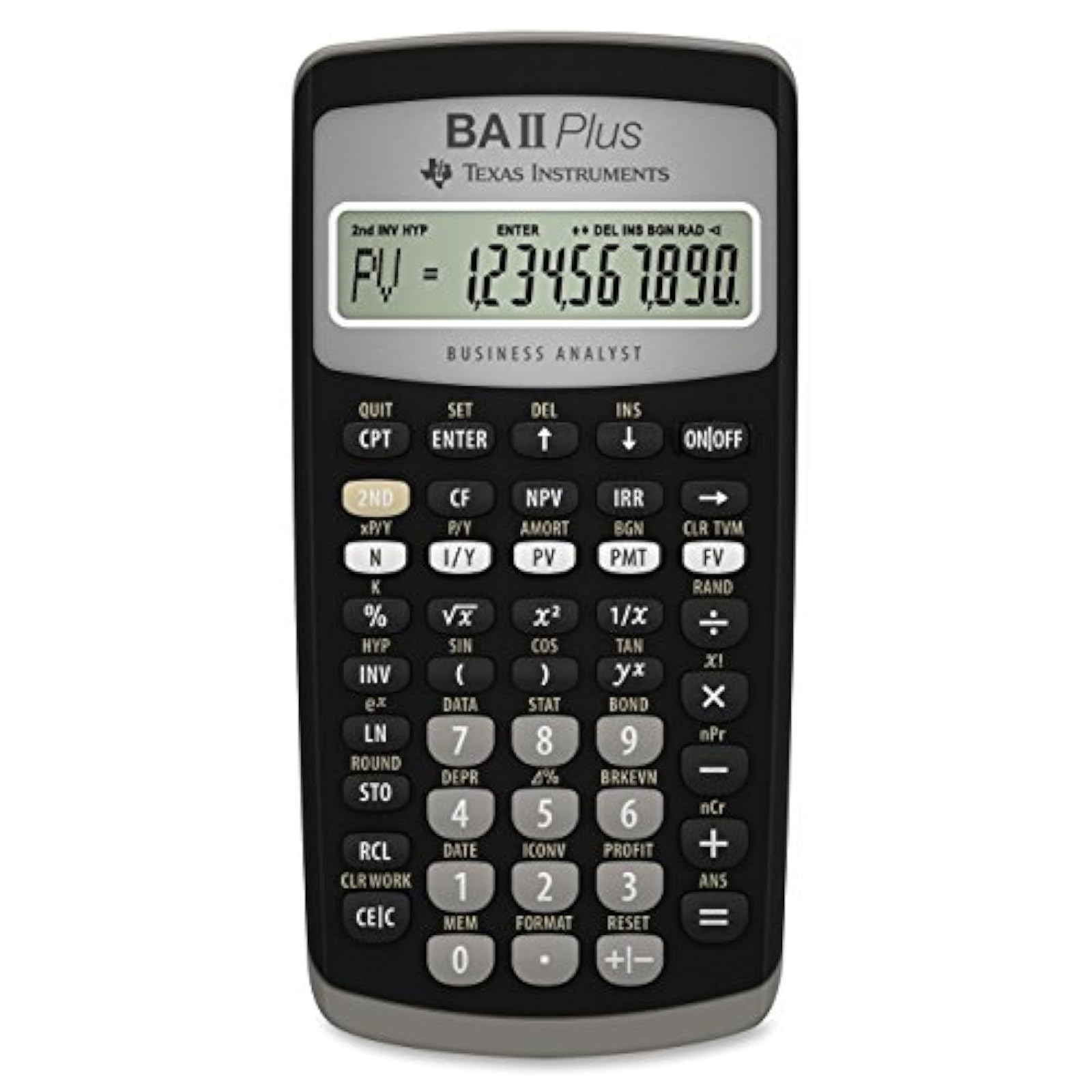 Image 0 of Texas Instruments Ba II Plus Financial Calculator