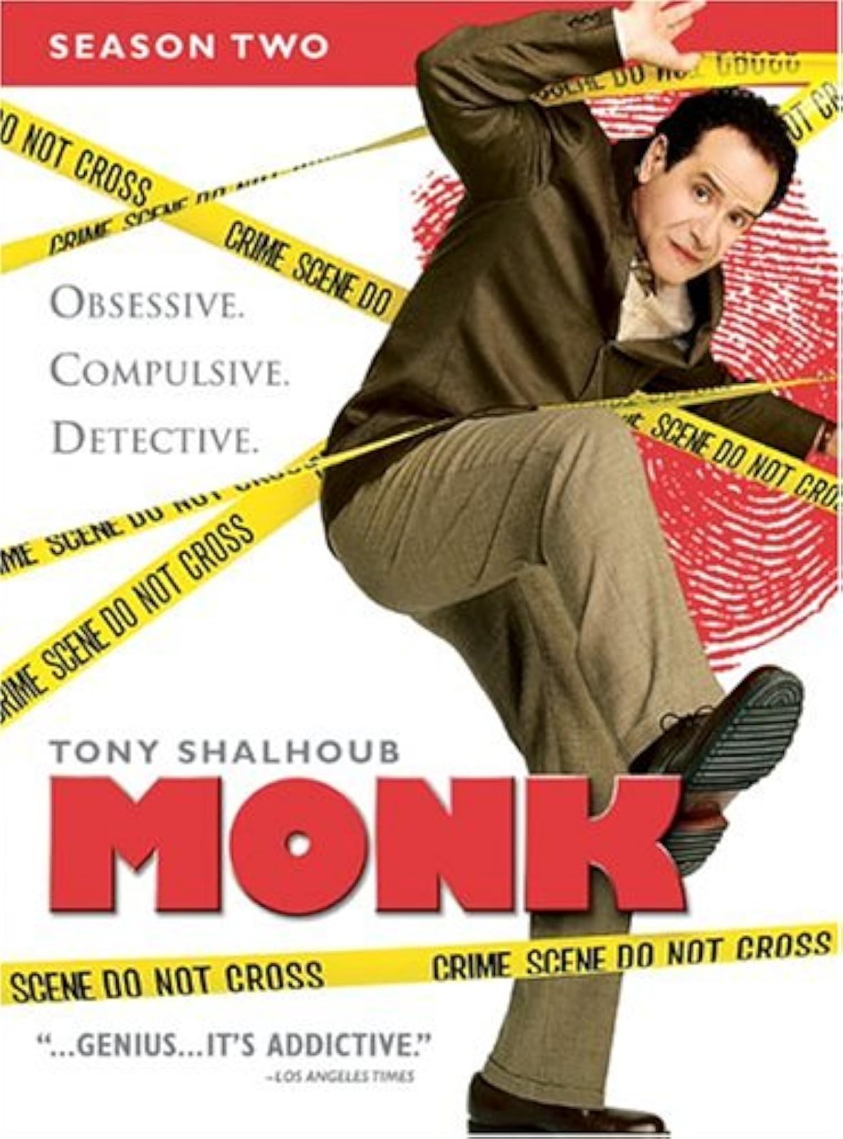 Monk Season Two On DVD With Tony Shalhoub Bitty Schram Ted Levine