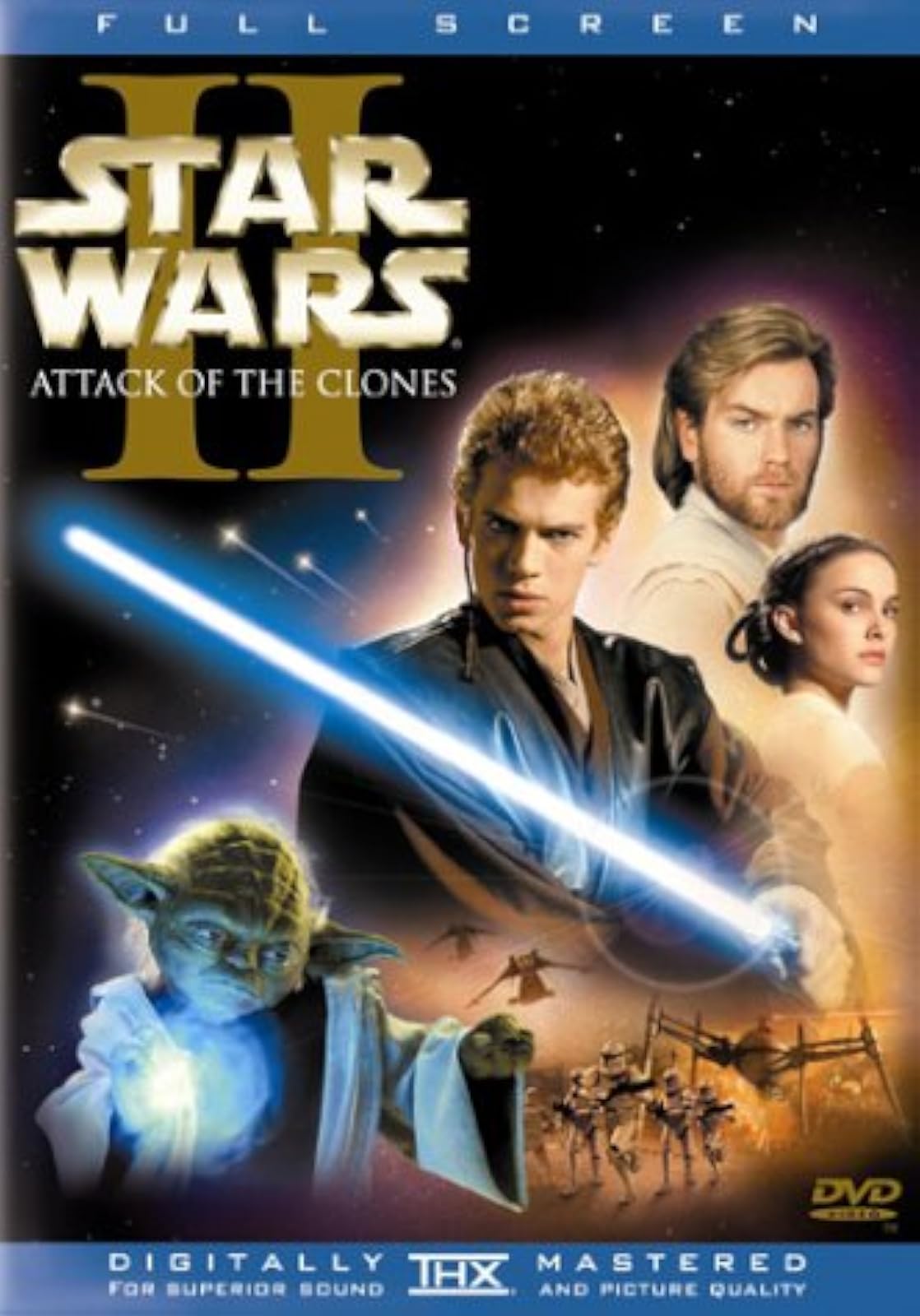 Star Wars Episode II: Attack Of The Clones Full Screen Edition On DVD