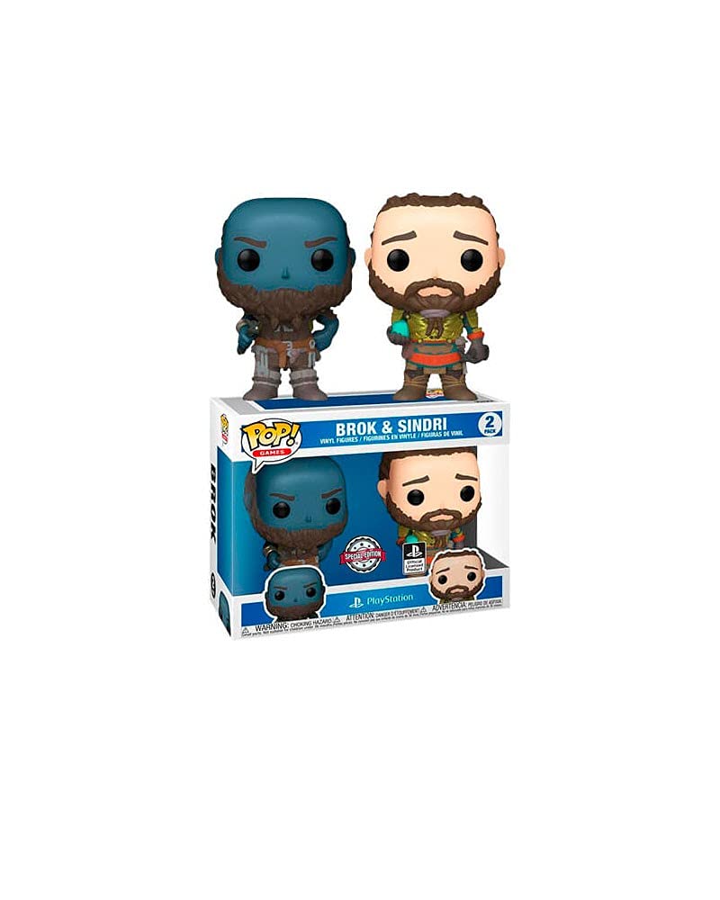 Funko Pop! Games: PlayStation Brok And Sindri 2 Pack Collectible