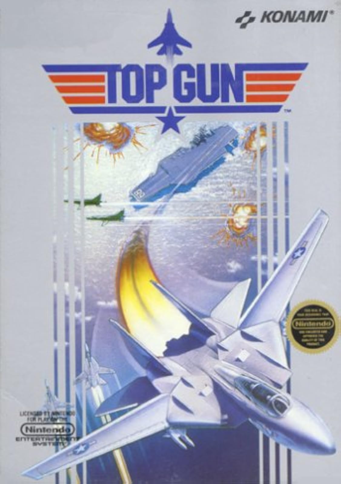 Top Gun For Nintendo NES Vintage Dogfight