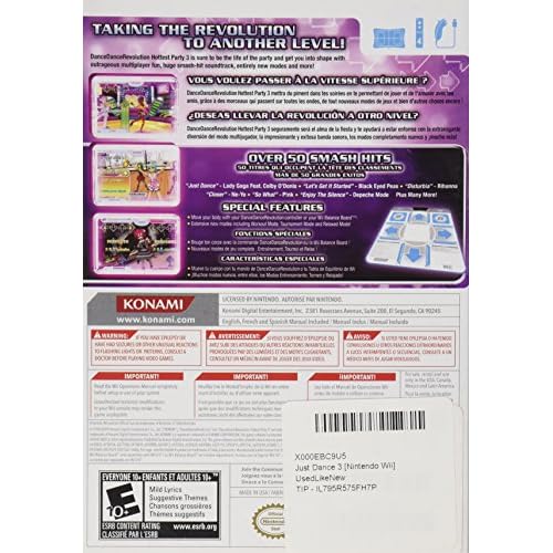 Image 3 of Dance Dance Revolution Hottest Party 3 Game For Wii