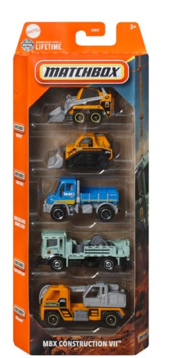 Image 0 of Matchbox Mbx Construction VII 5 Pack Toy Car