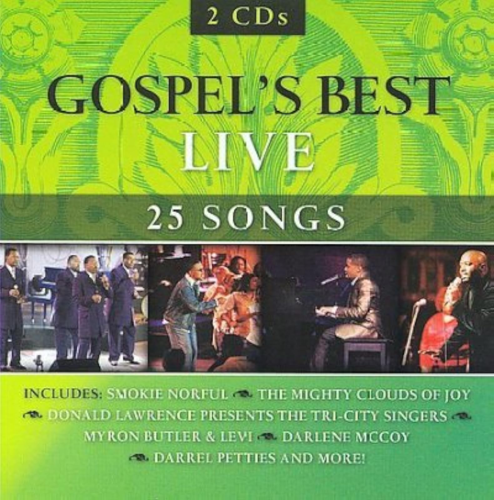 Gospel's Best Live On Audio CD Album By Various Artists 