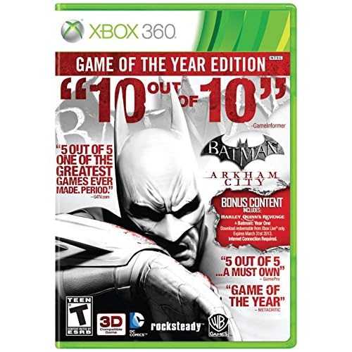 Batman: Arkham City Game Of The Year Edition For Xbox 360