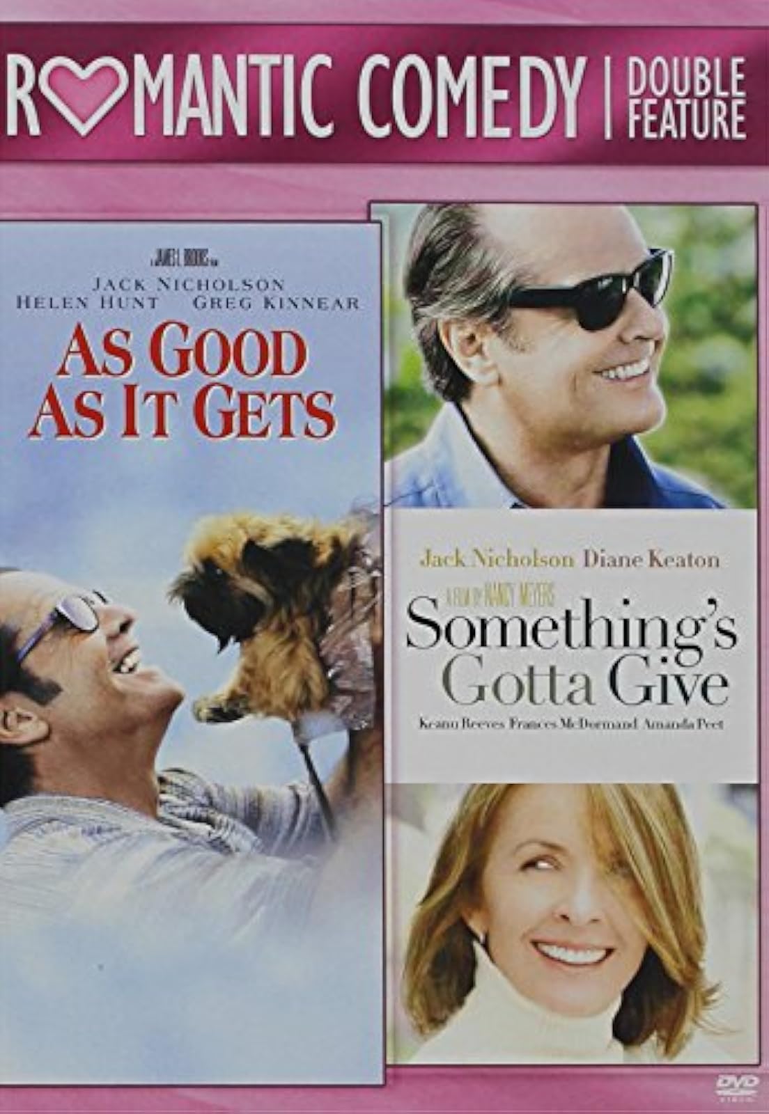 As Good As It Gets / Something's Gotta Give 2003 Set On DVD With Jack