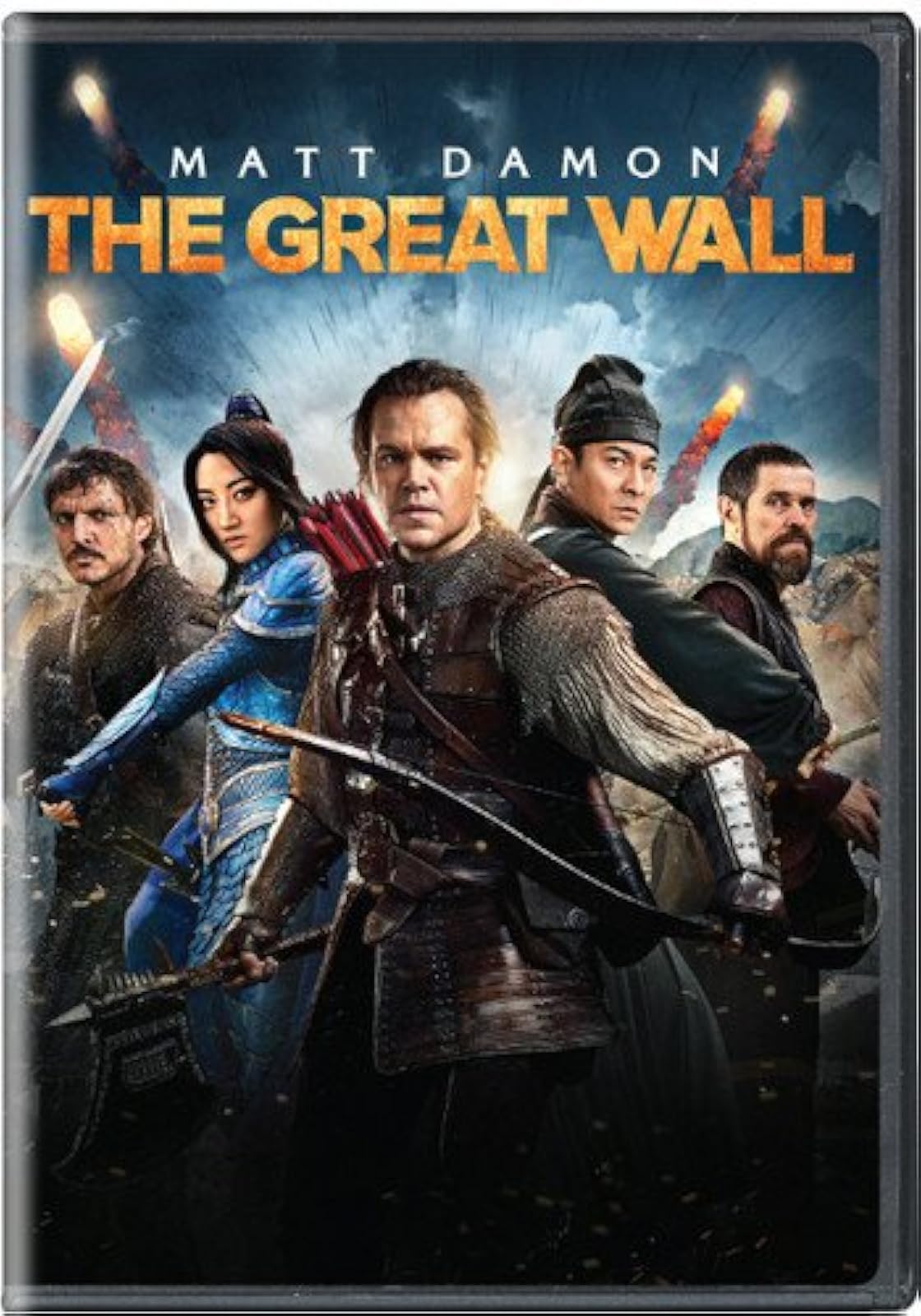 Image 0 of The Great Wall On DVD With Matt Damon Willem Dafoe Pedro Pascal Zhang