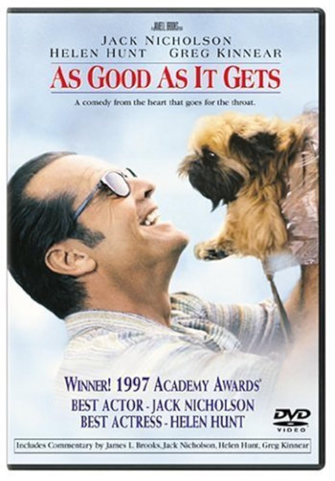 Image 0 of As Good As It Gets On DVD With Jack Nicholson Helen Hunt Greg Kinnear 