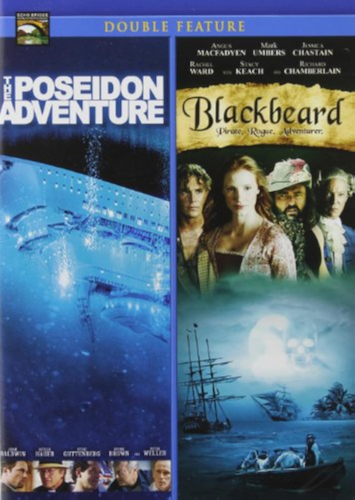 The Poseidon Adventure / Blackbeard On DVD With Adam Baldwin Stacy