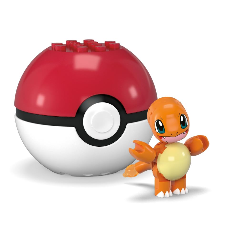 Image 0 of Mega Pokemon Construction Toy Pokemon Evergreen Charmander Ball For