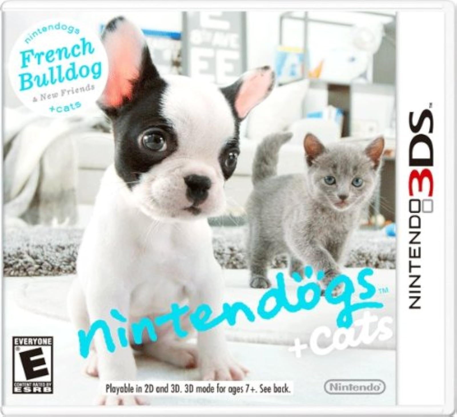 Nintendogs Cats: French Bulldog And New Friends For Nintendo 3DS 