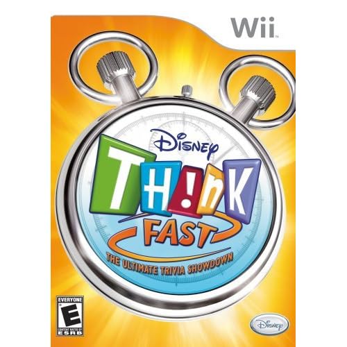 Disney Think Fast Nintendo Wii For Wii