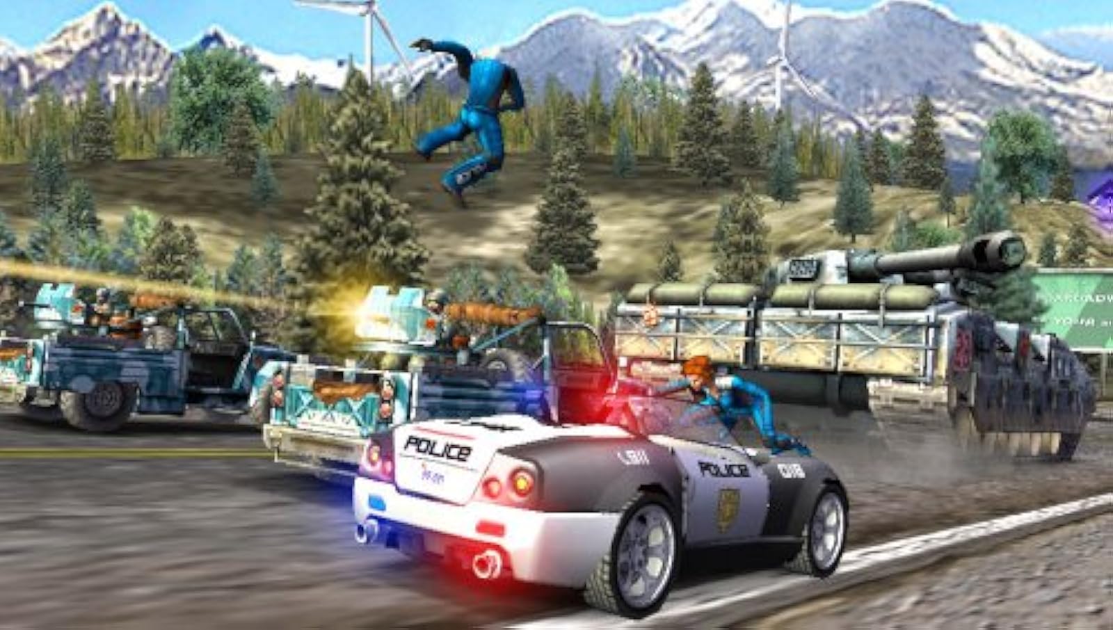 Image 3 of Pursuit Force 2: Extreme Justice Sony For PSP UMD Racing