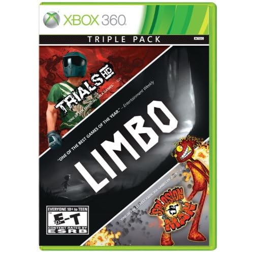3 Pack Limbo Trials HD Splosion Man For Xbox 360 Puzzle