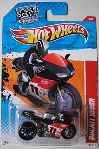 Image 0 of Hot Wheels Thrill Racers Volcano Ducati 1098R 199/244 Toy Car Bike Motorcycle
