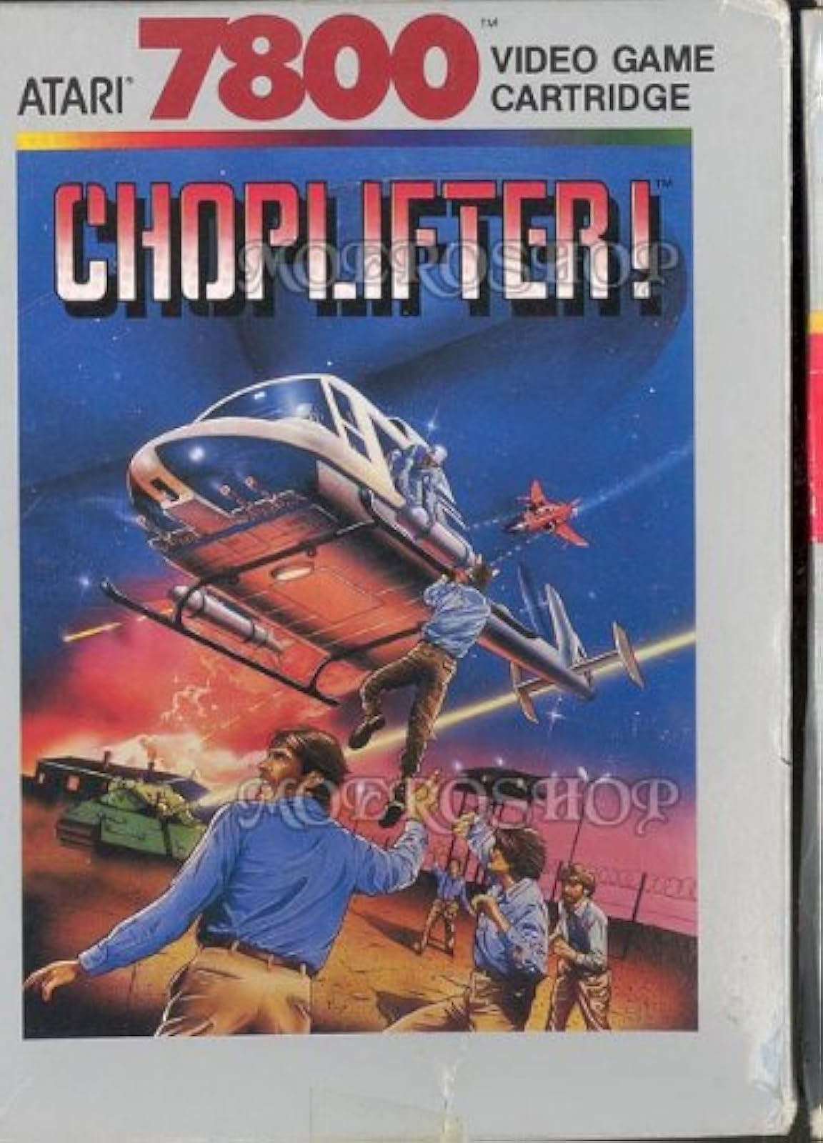 Choplifter! Atari 7800 Video Game Cartridge