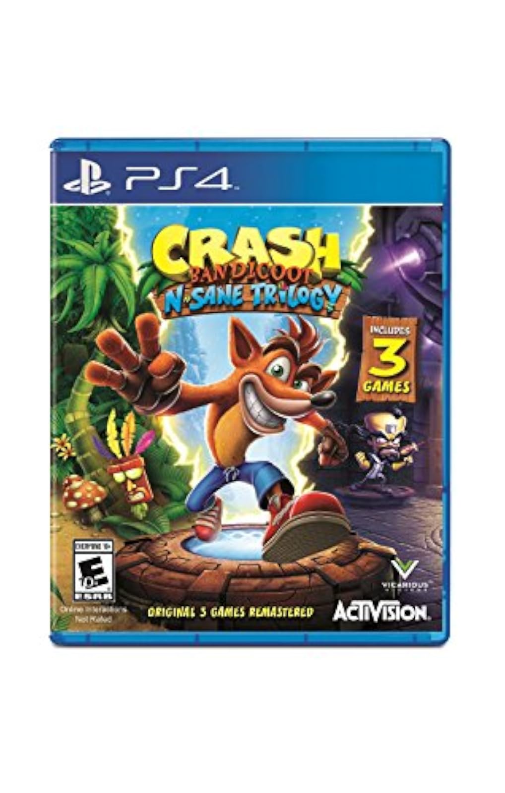 Crash Bandicoot N Sane Trilogy Standard Edition For PlayStation 4 PS4