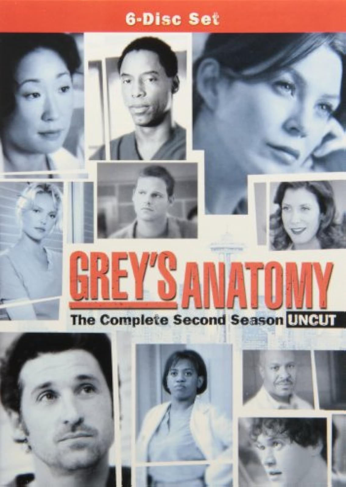 Image 0 of Grey's Anatomy: Season 2 Uncut On DVD With Ellen Pompeo Gray Drama