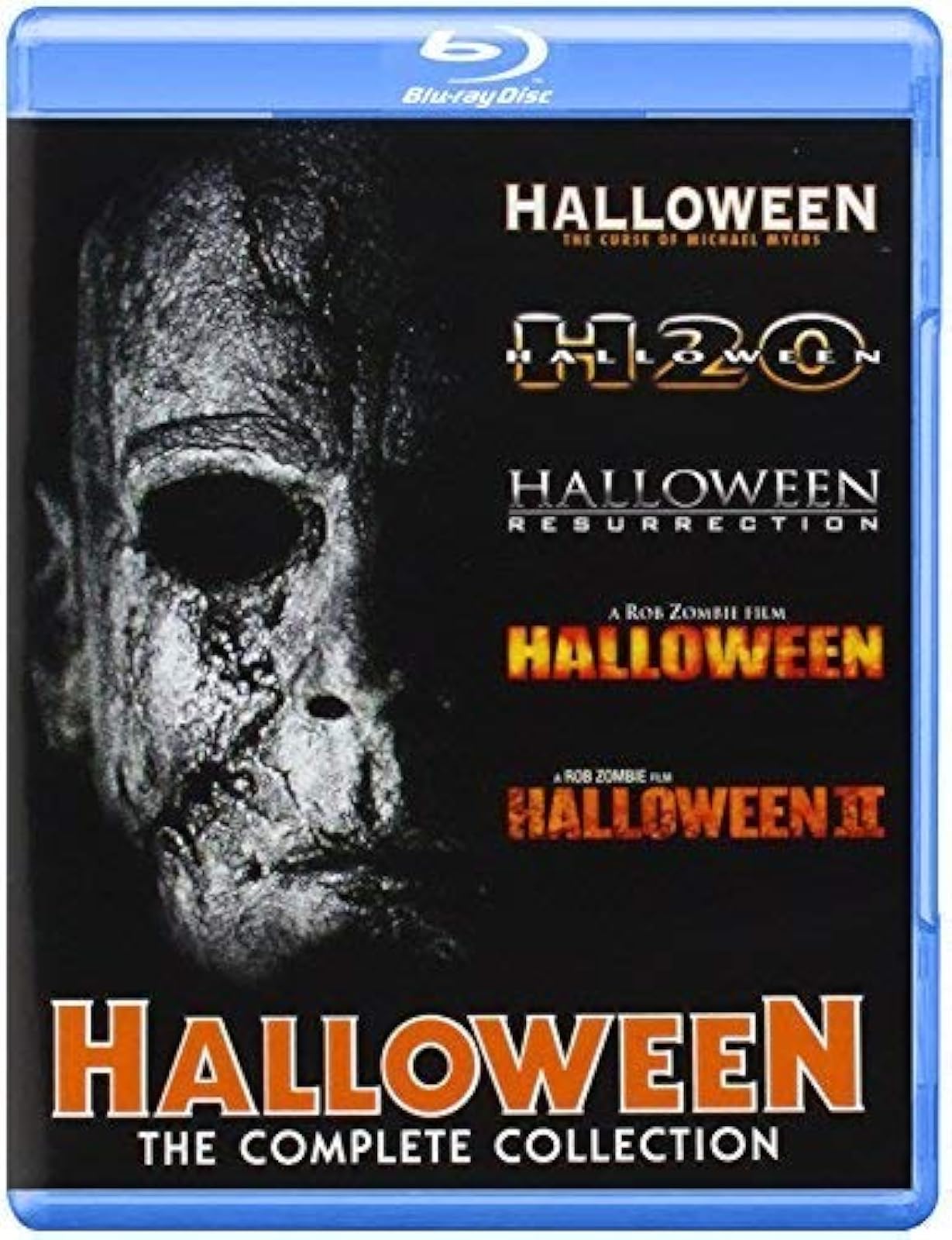 Halloween The Complete Collection On BluRay With Jamie Lee Curtis Horror