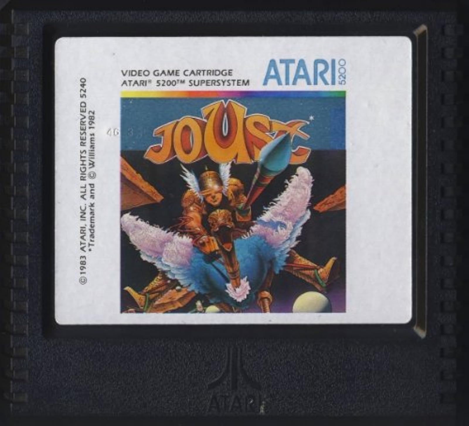 Joust For Atari 5200 Vintage Arcade 