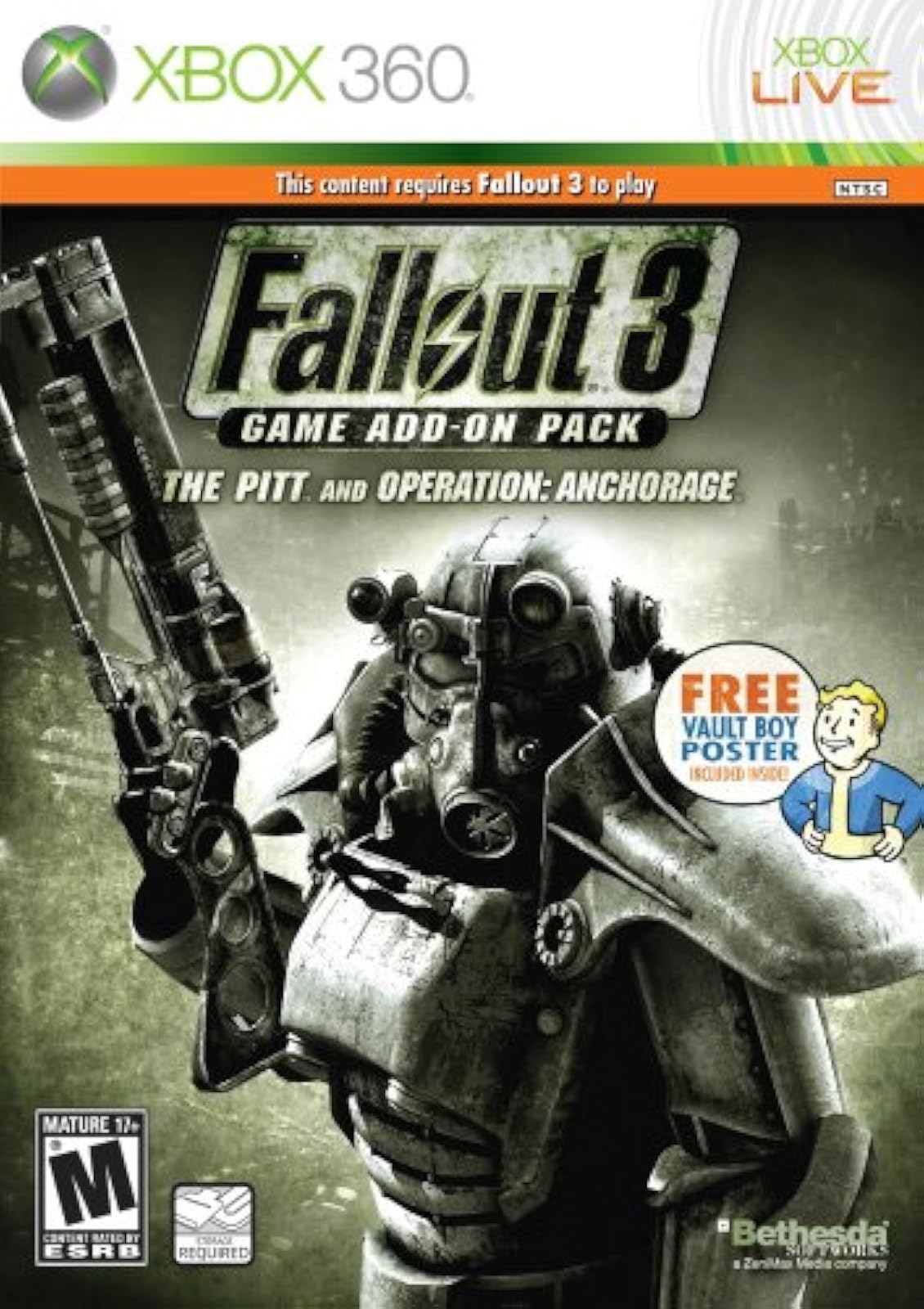 Fallout 3 Game Add-On Pack: The Pitt And Operation Anchorage For Xbox 