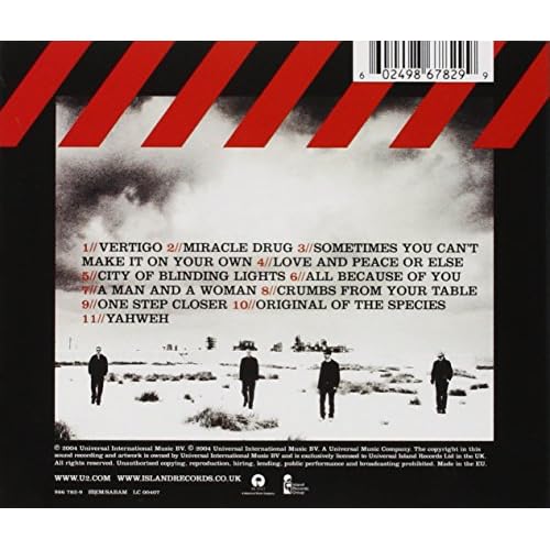 Image 1 of How To Dismantle An Atomic Bomb By U2 On Audio CD Album 2004