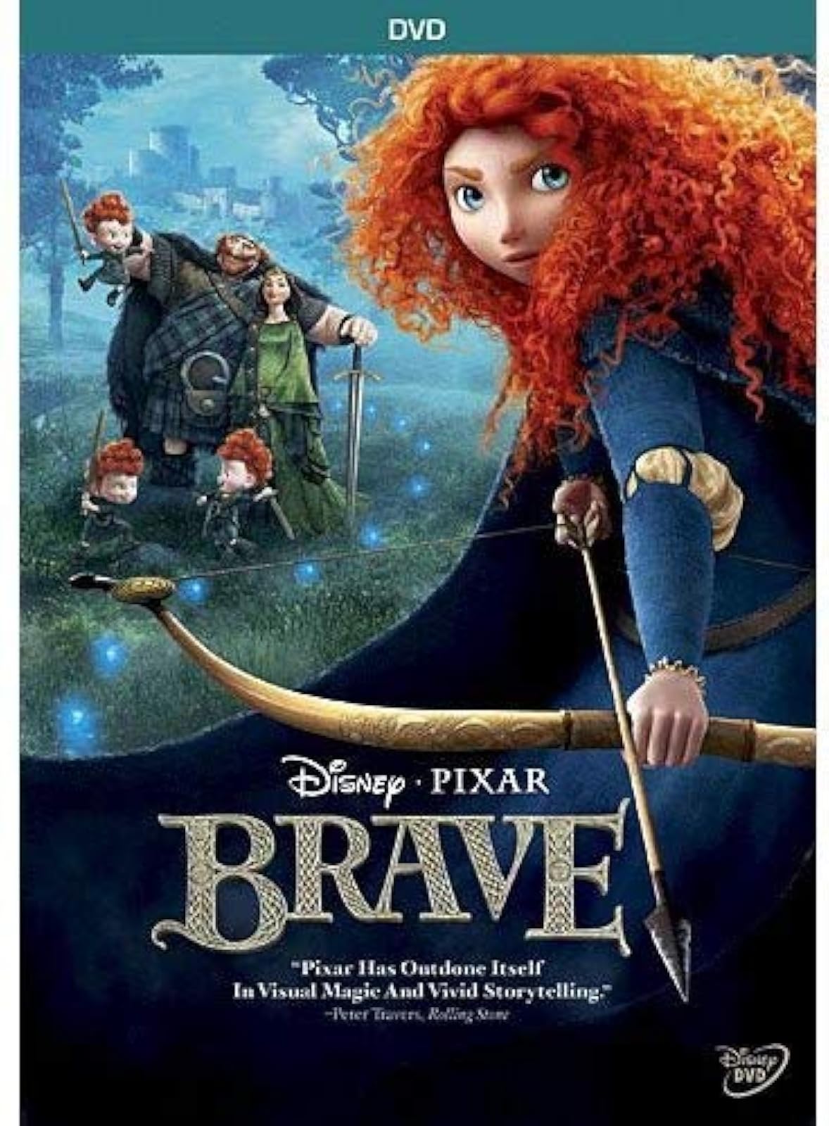 Image 0 of Brave On DVD With Kelly Macdonald And Billy Connolly Disney Pixar