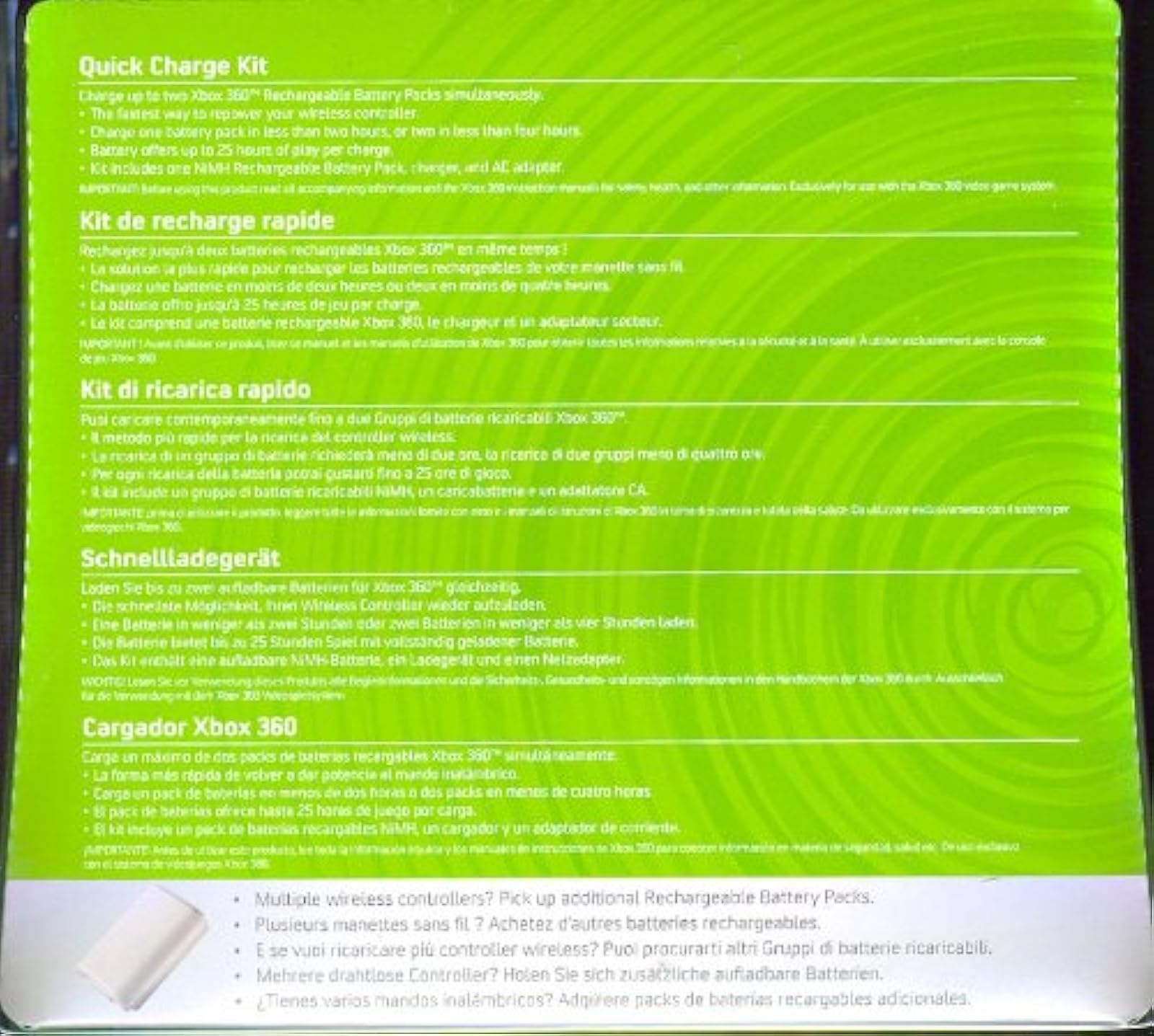 Image 2 of Quick Charge Kit For Xbox 360