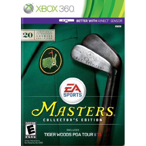 Tiger Woods PGA Tour 13: The Masters Edition Edition For Xbox 360 Golf