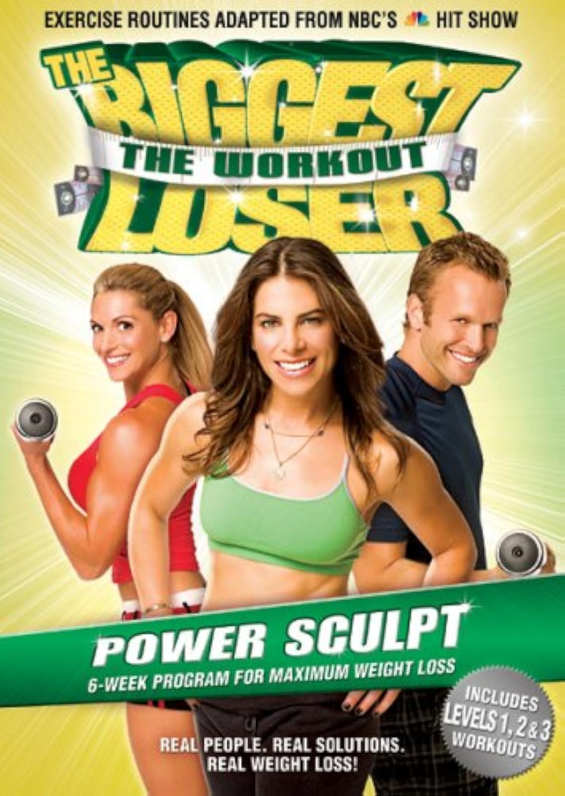 The Biggest Loser Power Sculpt On DVD With Jillian Michaels Exercise 