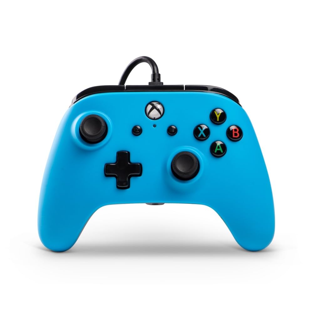 Image 0 of PowerA Wired Controller For Xbox One Blue Gamepad